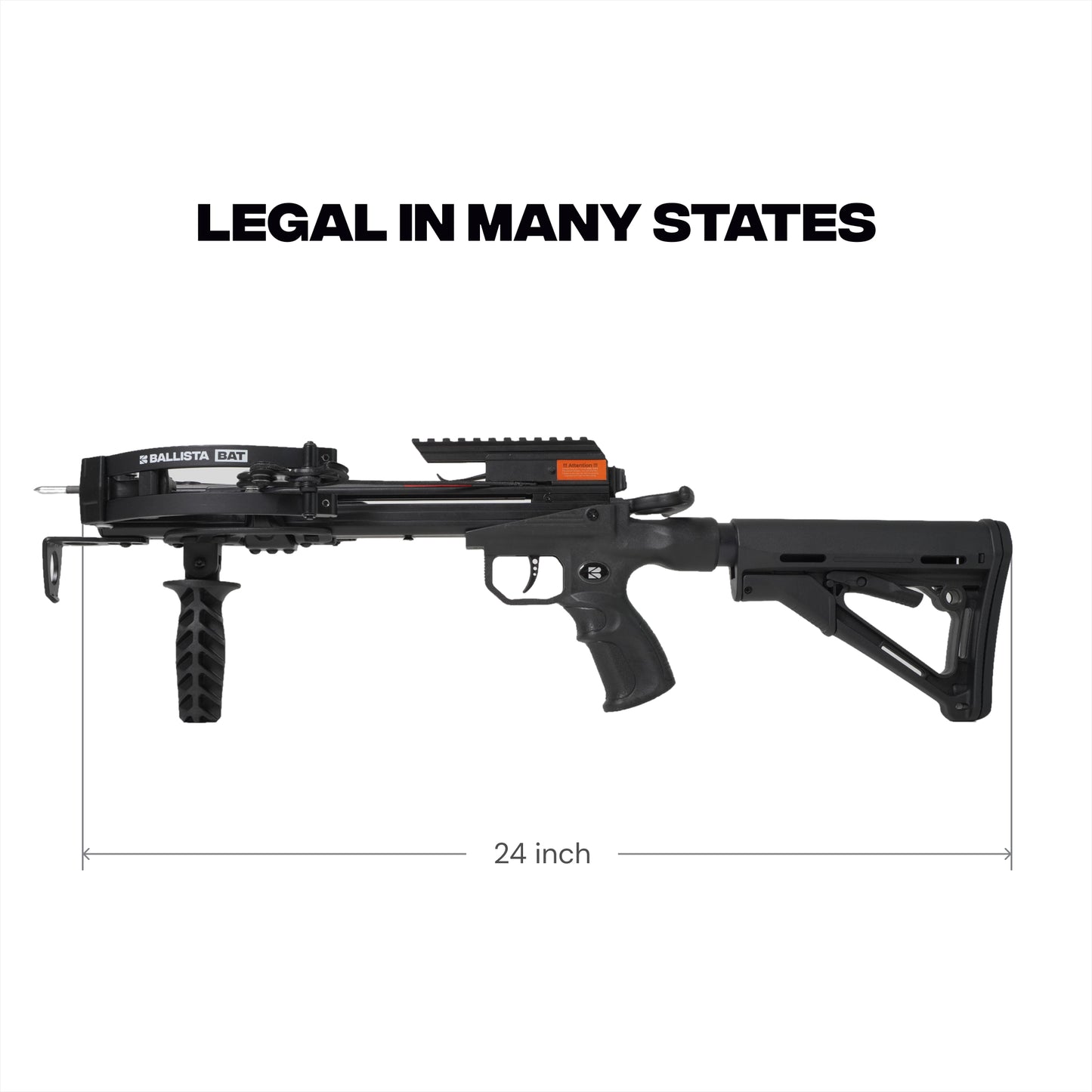 BAT Compound Mini Crossbow with Triangle-Stock - 300fps &130lbs - Refurbished