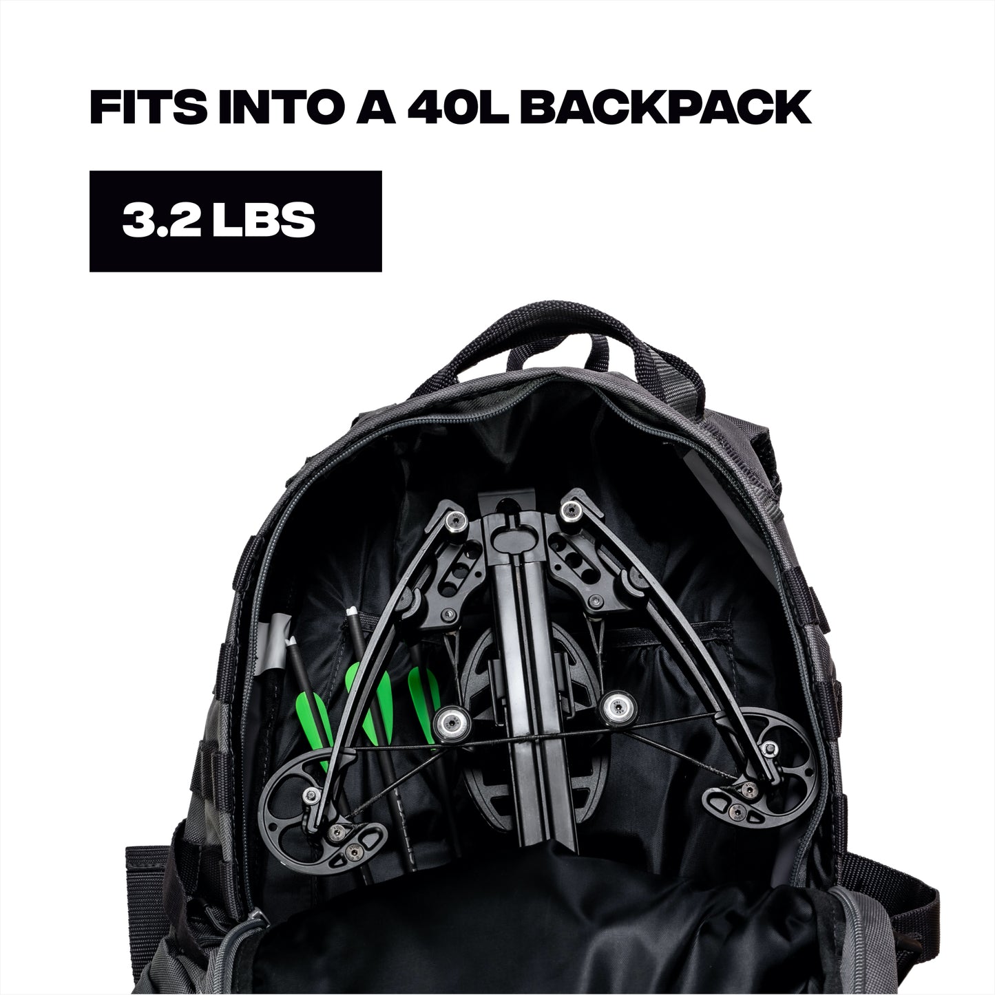 BAT Compound Crossbow Pistol with L-Stock - 300fps & 130lbs