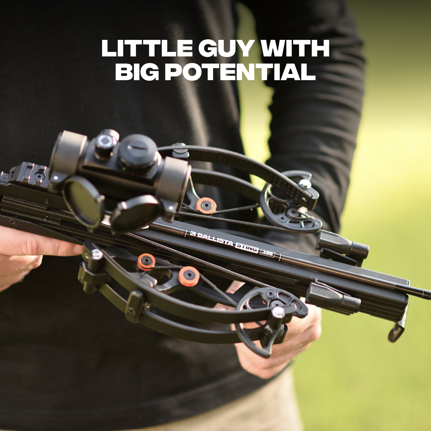 BAT Reverse Draw Compound Self-Cocking Mini Crossbow with L-Stock