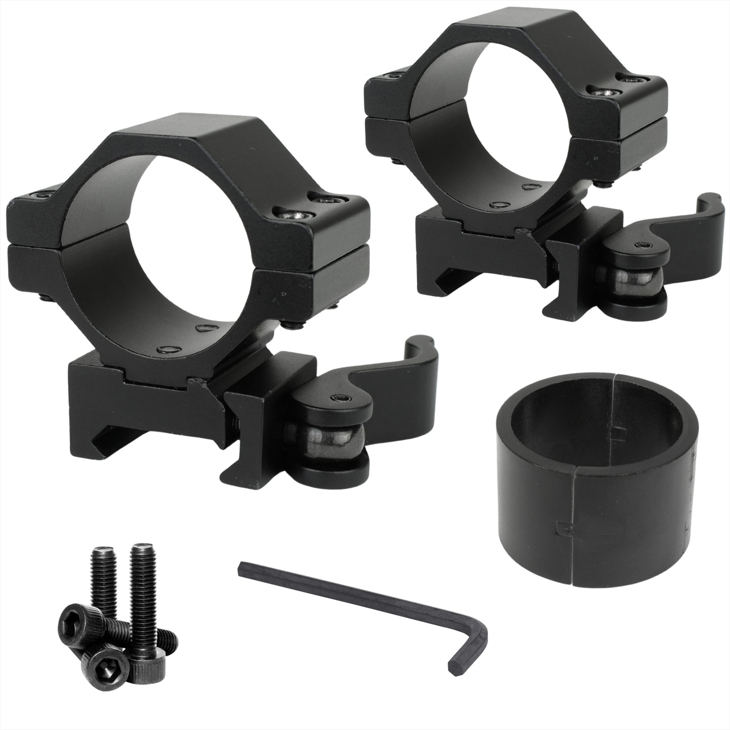Mighty Tactical Quick Release Scope Ring Mount 25.4mm/30mm for 20mm Rail