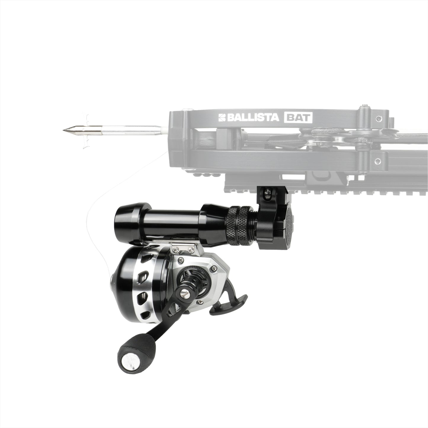Bowfishing Kit: Complete Set for Crossbows - Includes Reel, Mount + Sleeve, Ring, Arrows