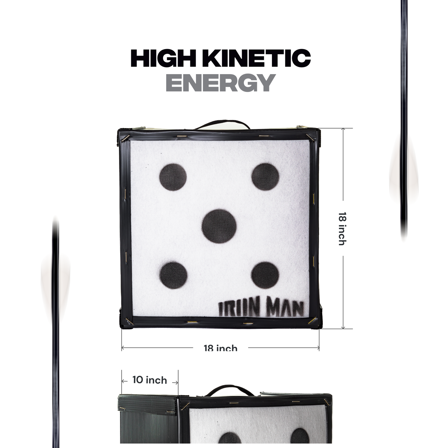 Target for Crossbow: Big Shot Iron Man 18″ High Kinetic Energy Edition