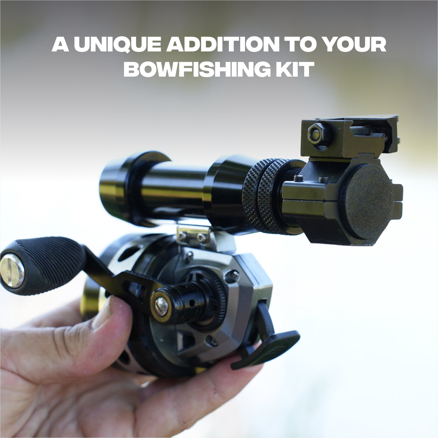 High-Strength Plastic Sleeve for Bowfishing Reel Mount