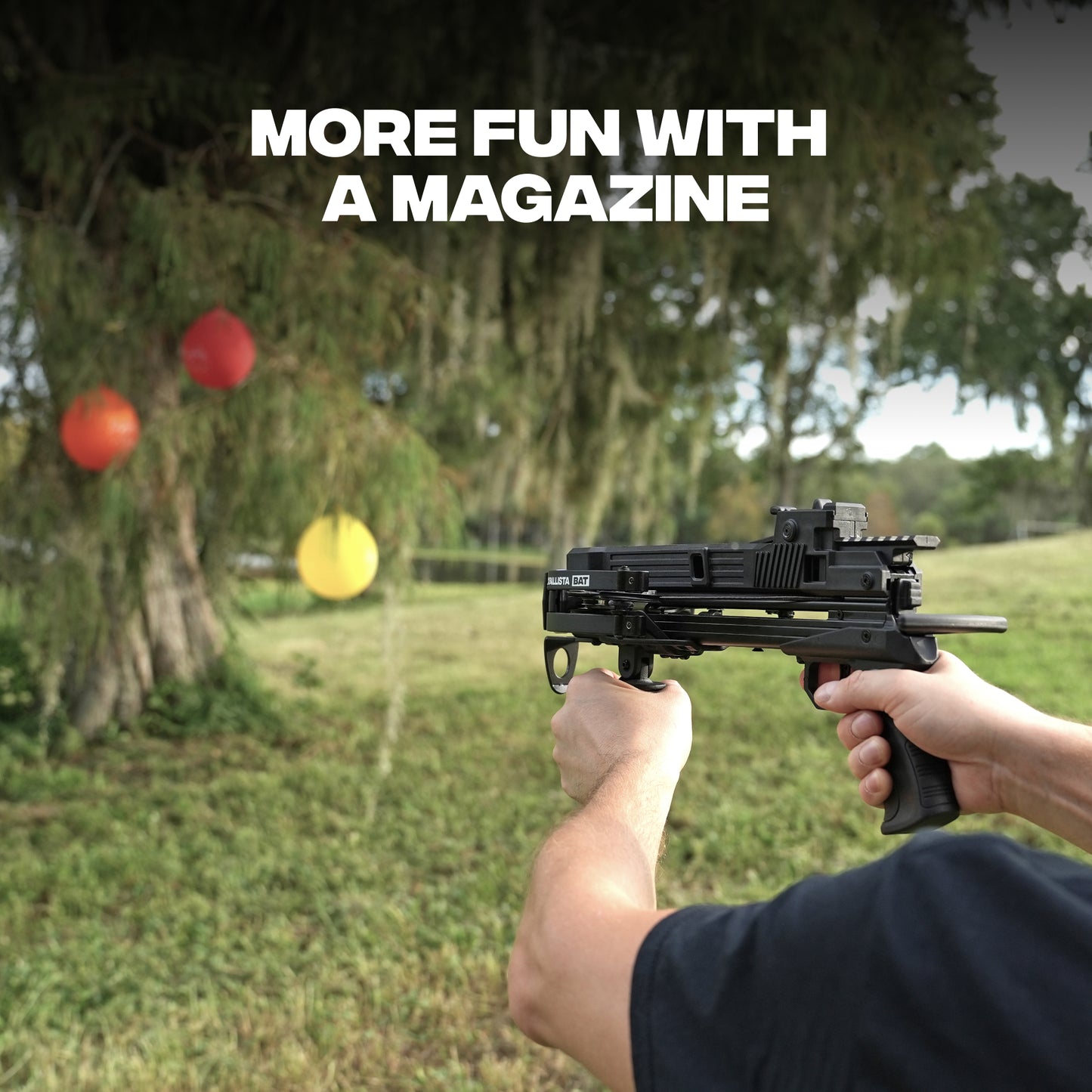 BAT Compound Small Crossbow with Magazine - 300 FPS, 130 lbs Draw - Refurbished