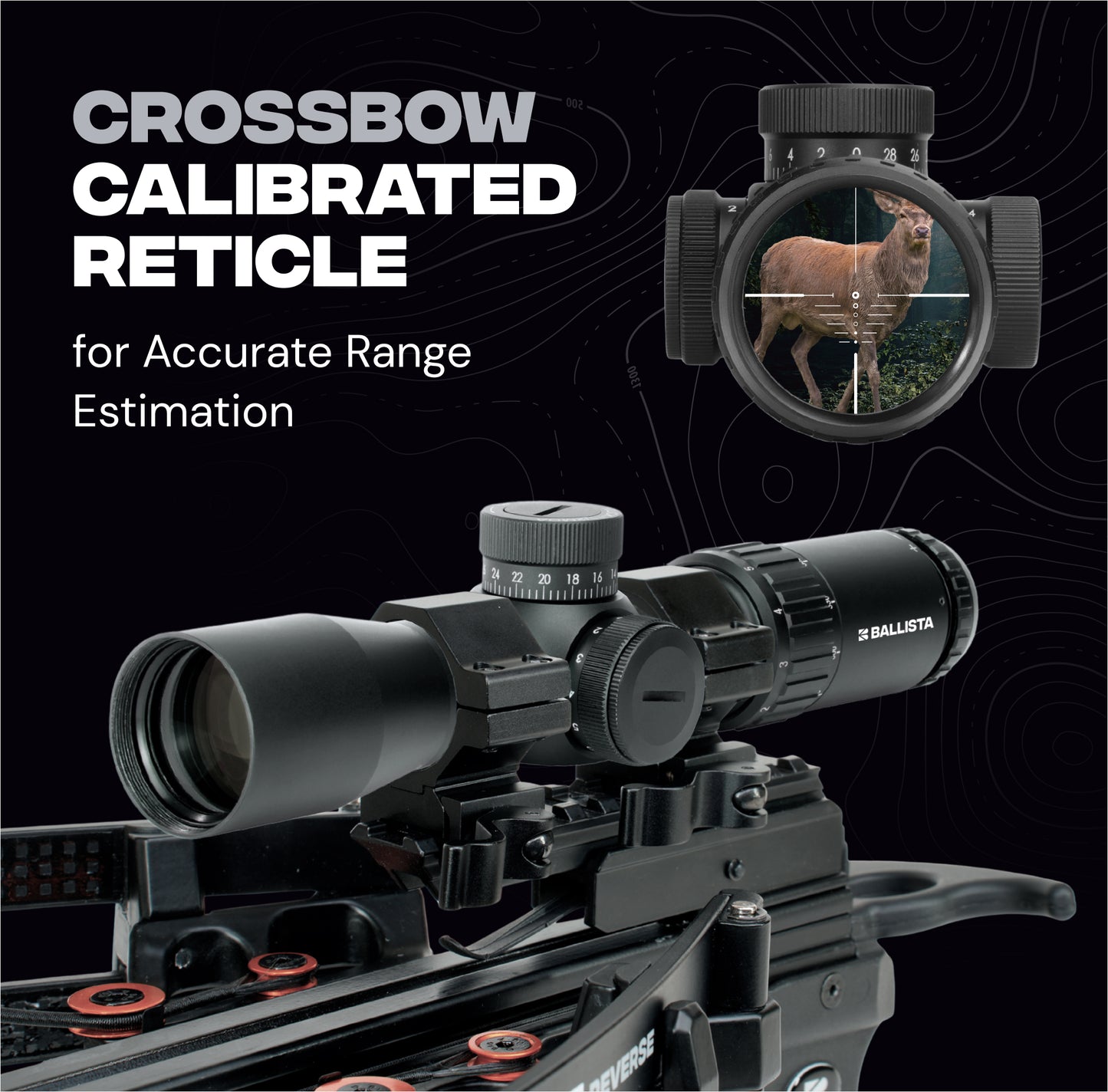Falcon Flex 2-7x32 Crossbow Scope with Magnification, Illumination
