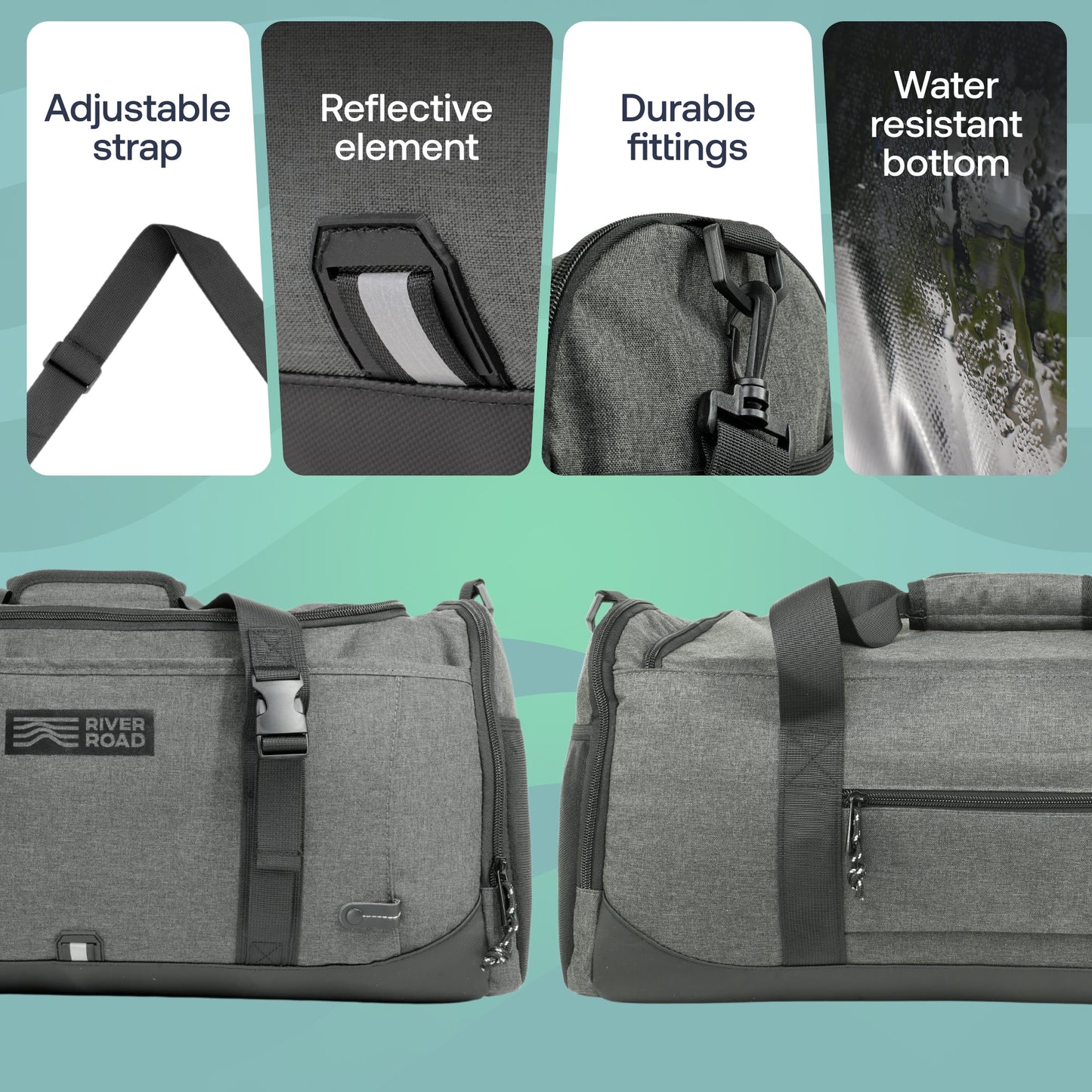 Movex 33L Medium Duffle Bag - Dark Gray
