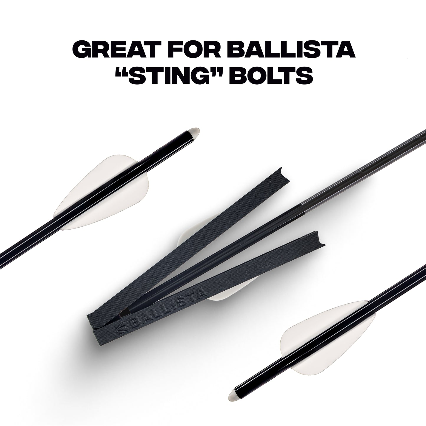 2-Vanes Fletching Jig 5.5-6mm Arrows - Compatible with BALLISTA Bolts
