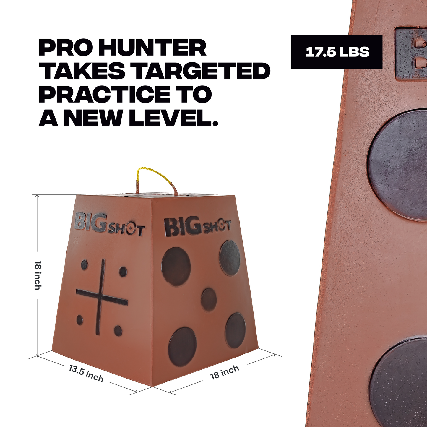 Broadhead Crossbow Target: Big Shot Pro Hunter 18" High-Speed Edition