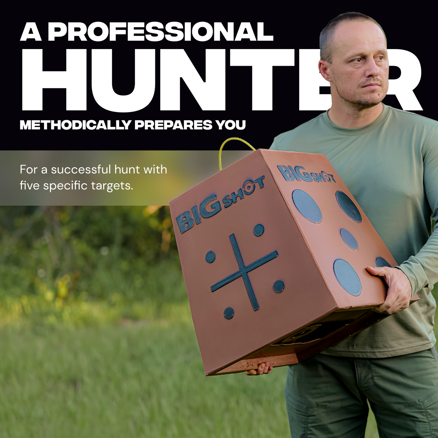 Broadhead Crossbow Target: Big Shot Pro Hunter 18" High-Speed Edition