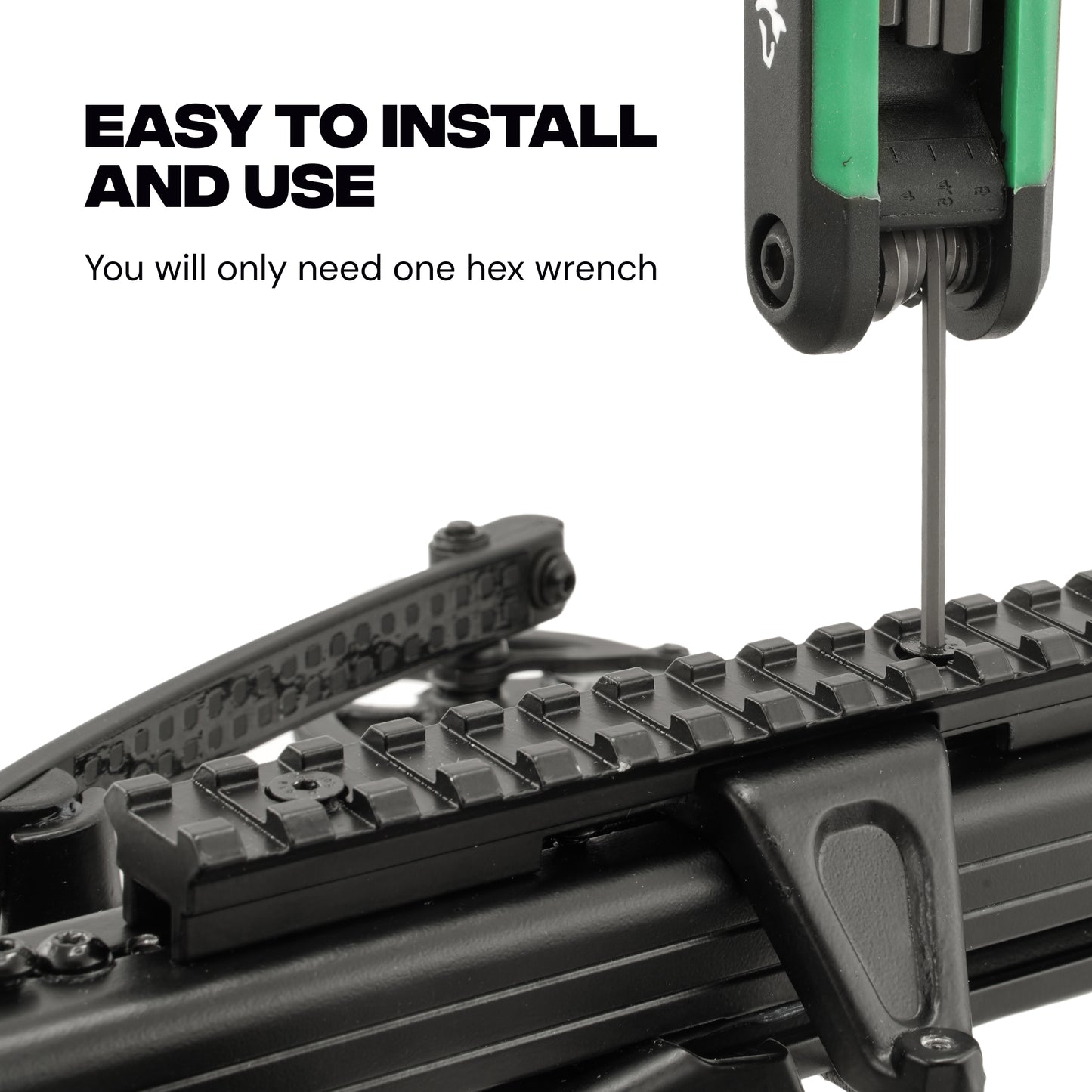 Bottom Picatinny Rail for Ballista Bat Pistol Crossbow