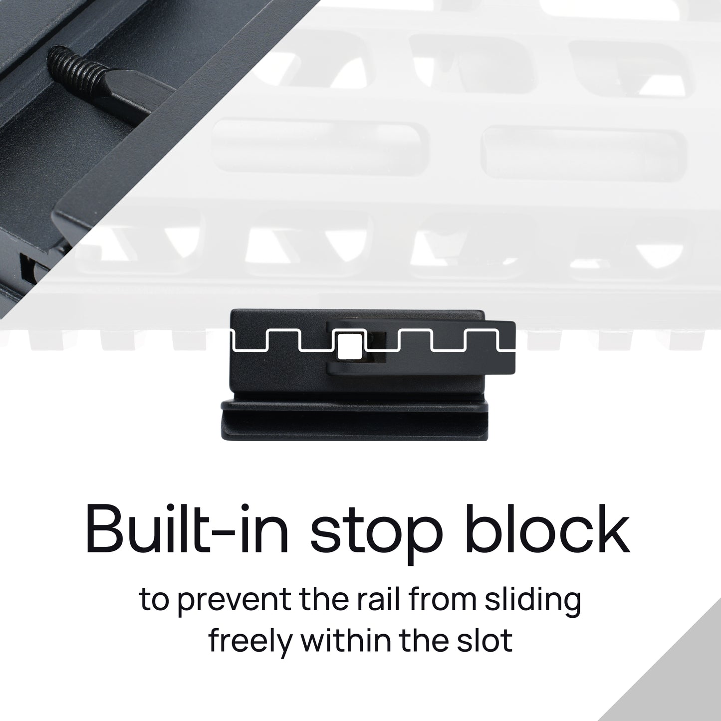 MIGHTY TACTICAL Picatinny Rail Adapter for Arca-Swiss Plate Mount - Tripod Head Arca Clamp Adapter - V2