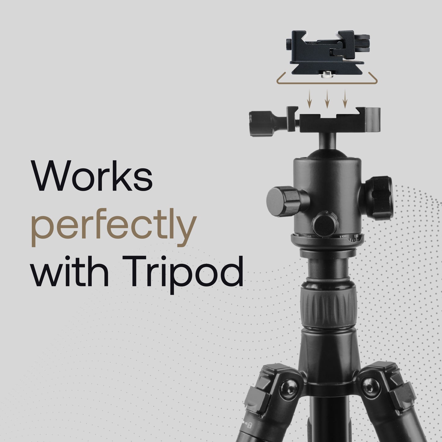 MIGHTY TACTICAL Picatinny Rail Adapter for Arca-Swiss Plate Mount - Tripod Head Arca Clamp Adapter - V2