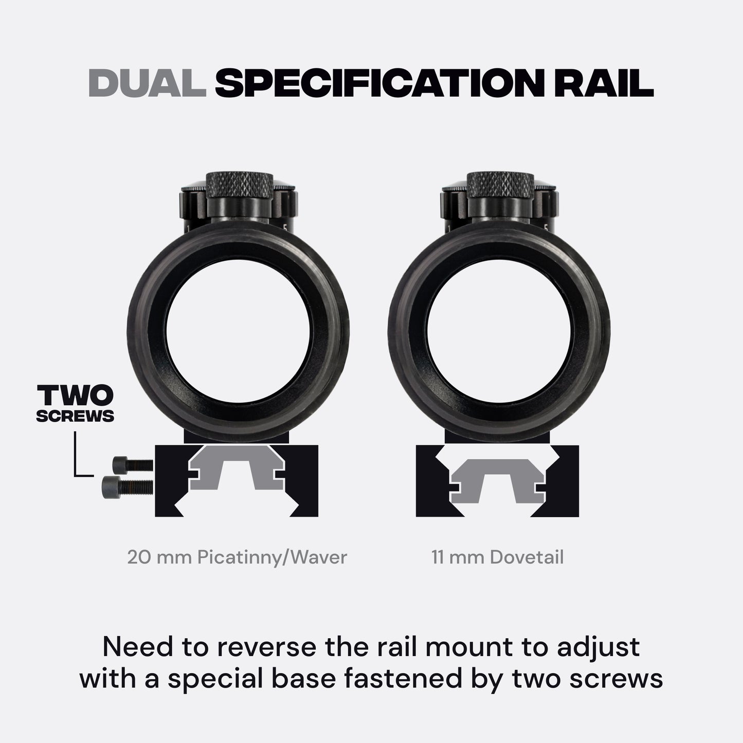 Crossbows Tactical Reflex Red Dot Sight Optic 1x30mm - 20mm/11mm Mount