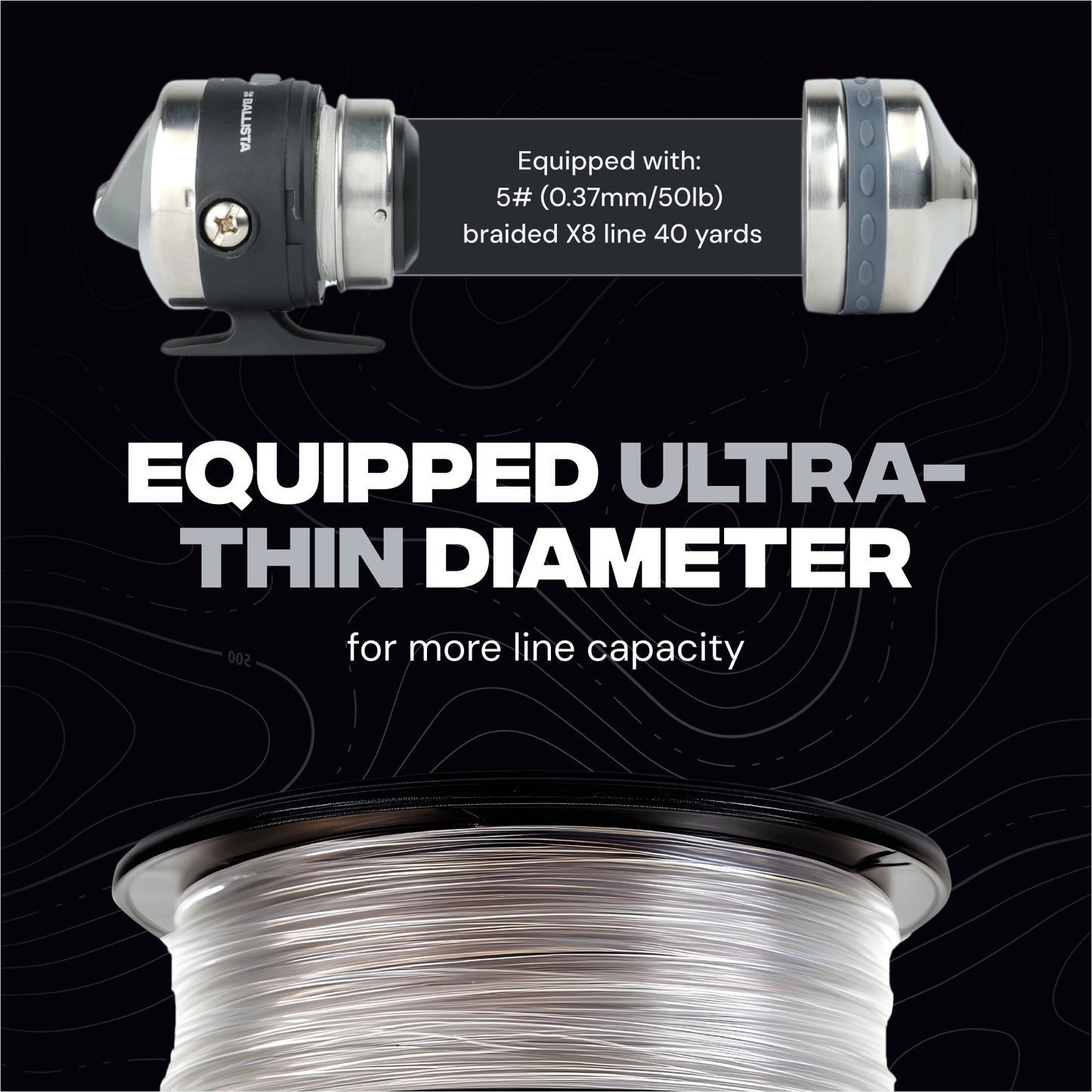 BL25 Spincast Bowfishing Reel - Slingshot Bow Fishing Stainless Steel