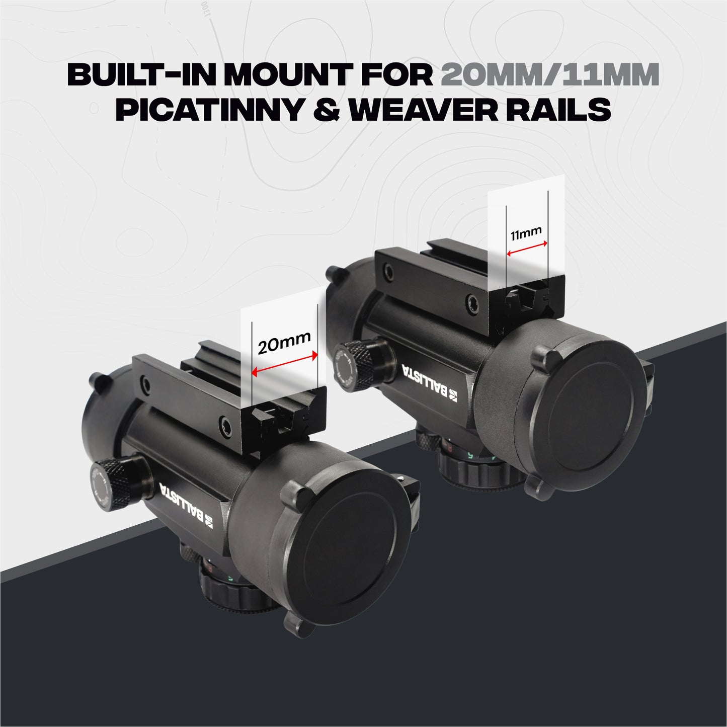 Crossbows Tactical Reflex Red Dot Sight Optic 1x30mm - 20mm/11mm Mount