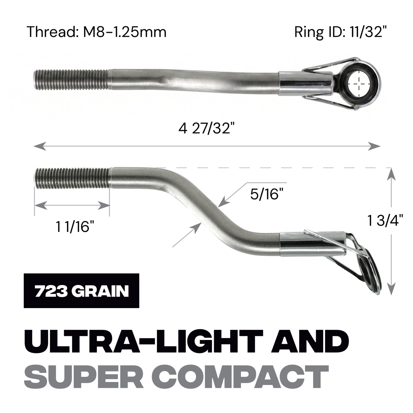 Bowfishing Line Guide, 314 Stainless Steel Crossbow Attachment