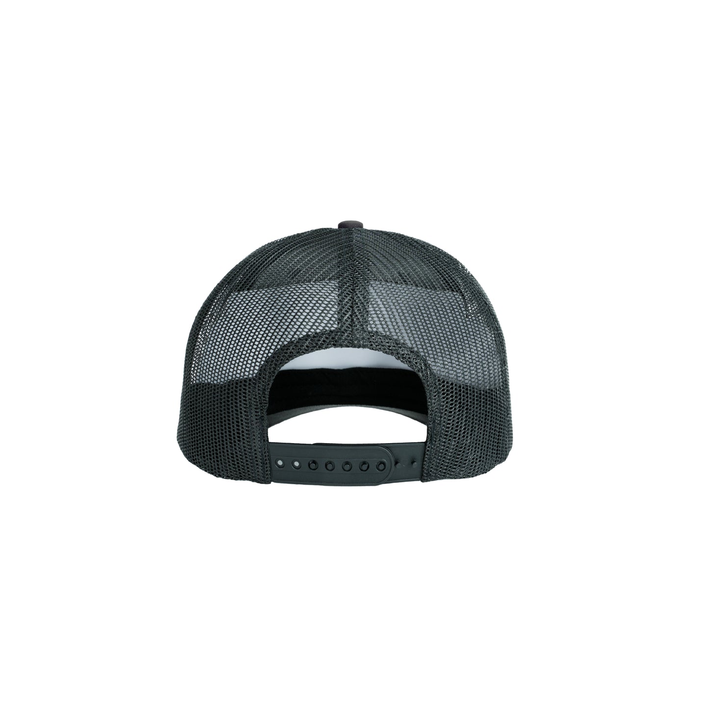 Black Trucker Cap – Classic Mesh-Back Hat with Embroidered Logo