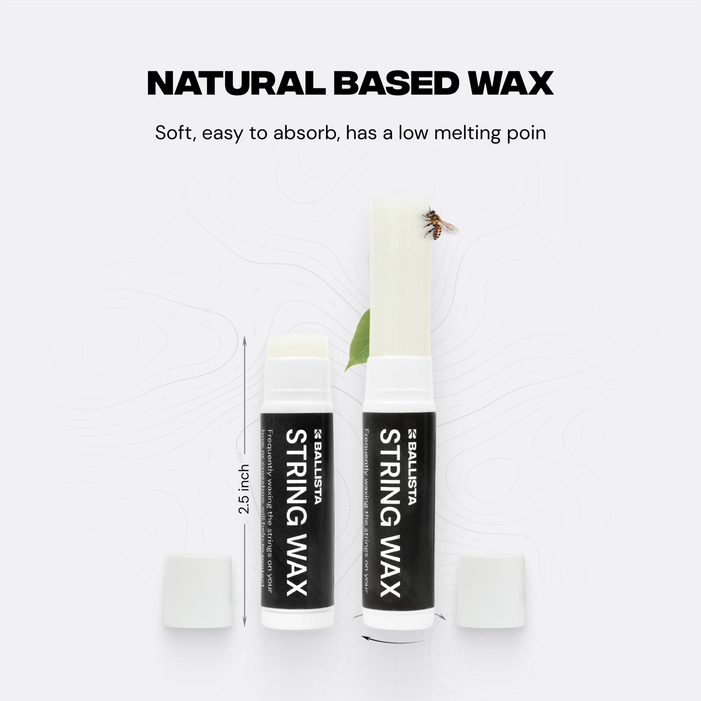 Bow & Crossbow String Wax - Protect & Prolong String Life - 3 pc