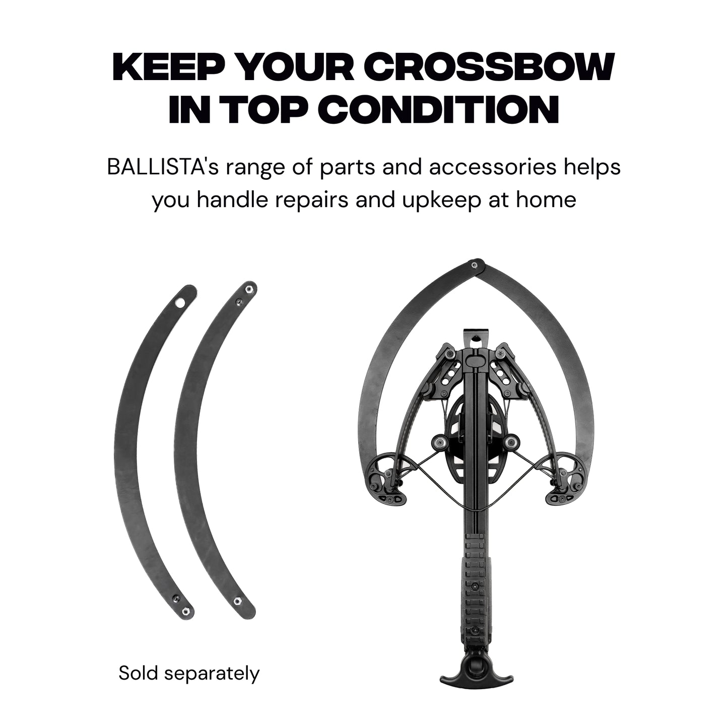 Replacement String and Cables Set for BALLISTA BAT Pistol Crossbow