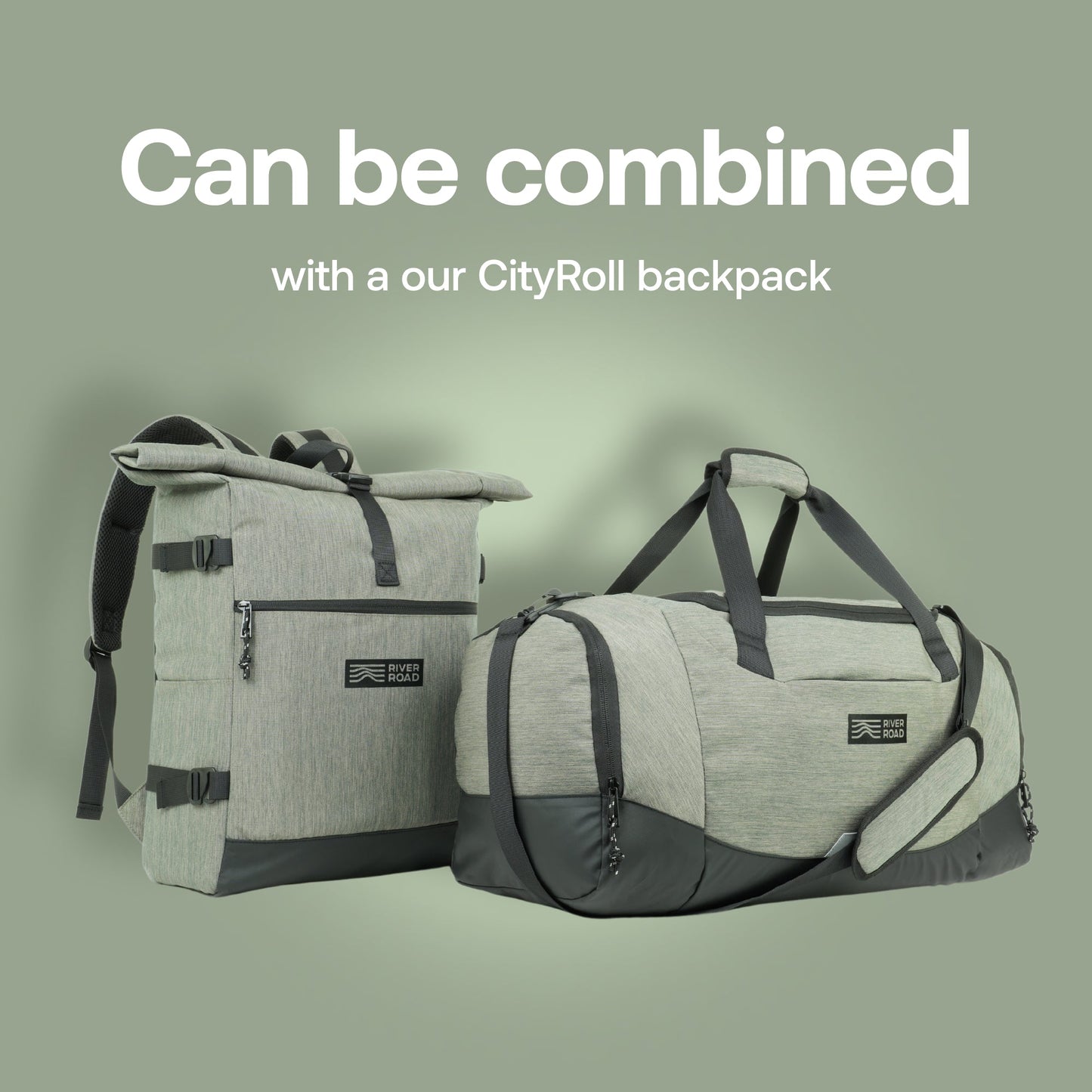 CityRoll Duffle Bag 40L Medium - Dark Green