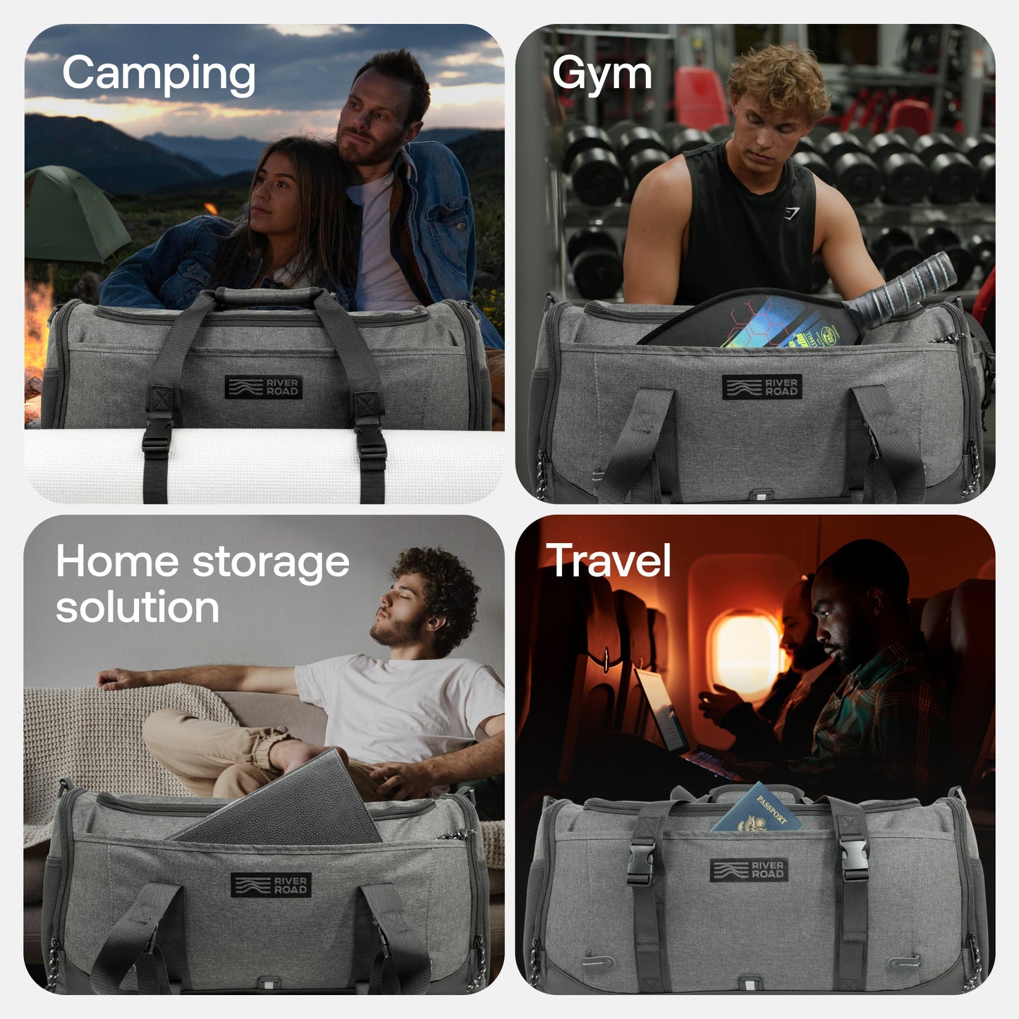 Movex 33L Medium Duffle Bag - Dark Gray