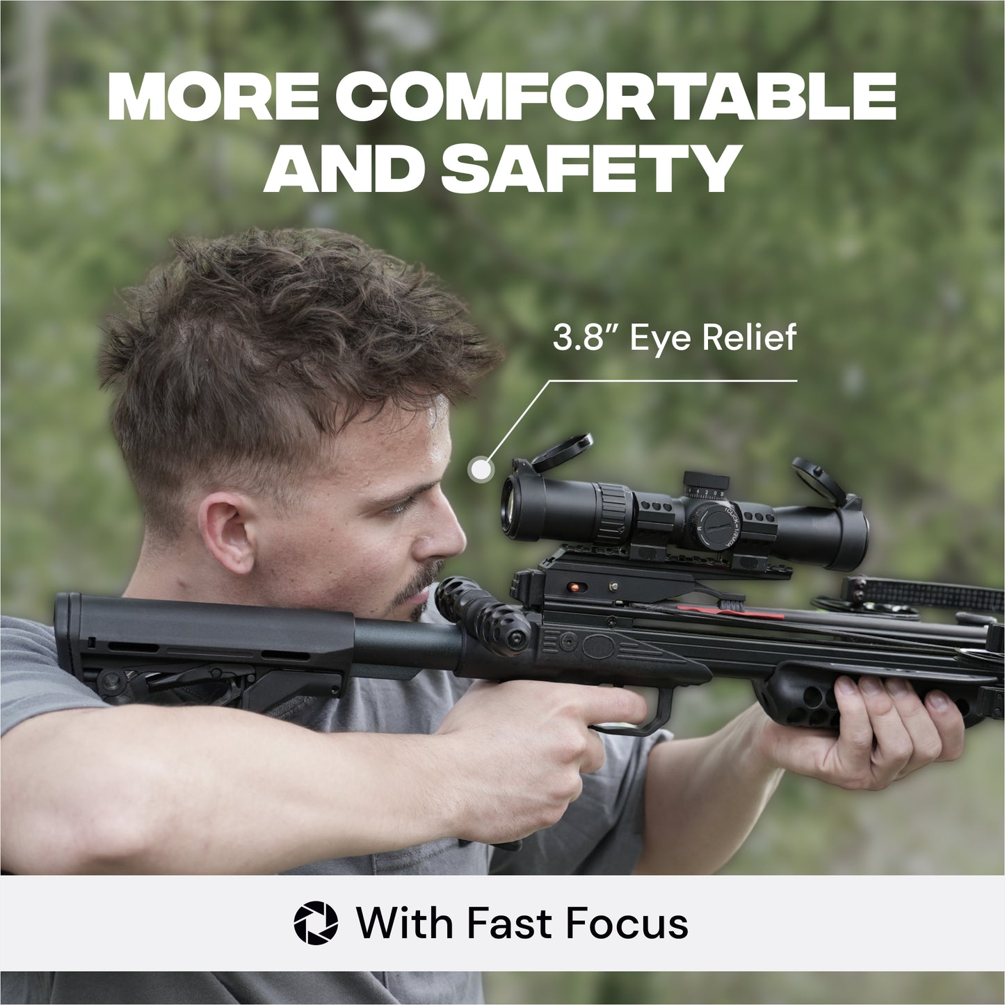 Falcon Flex 2-7x32 Crossbow Scope with Magnification, Illumination