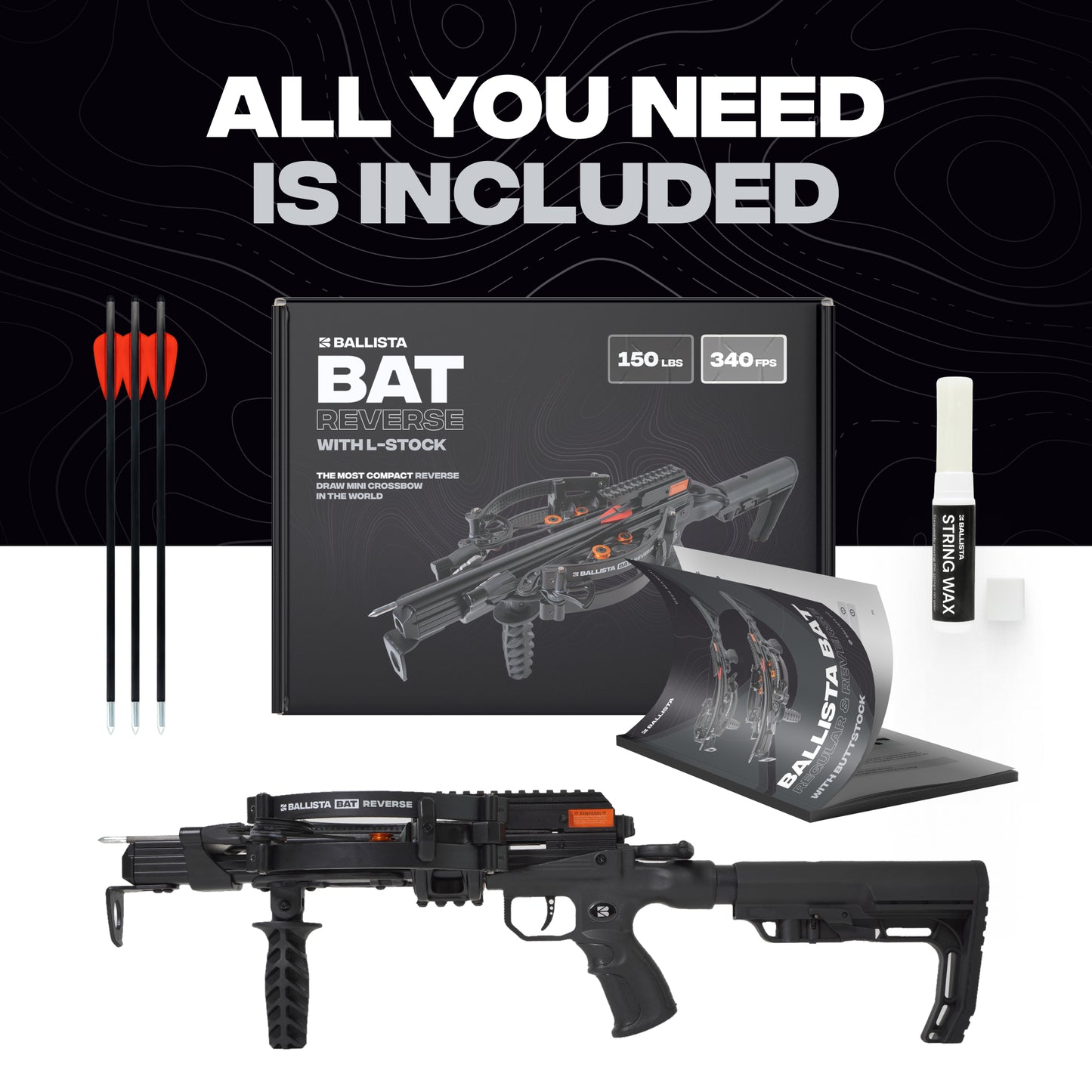 BAT Reverse Crossbow with L-Stock