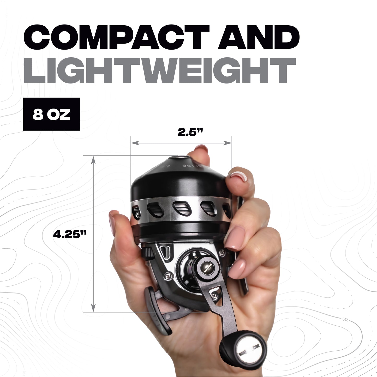 BL33 Spincast Reel for Casting Rod, Bowfishing, Slingshot Fishing
