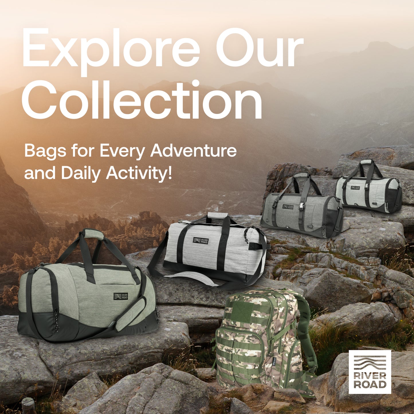 RIVER ROAD Huntex 40L Tactical Backpack for Hunting, Hiking Travel