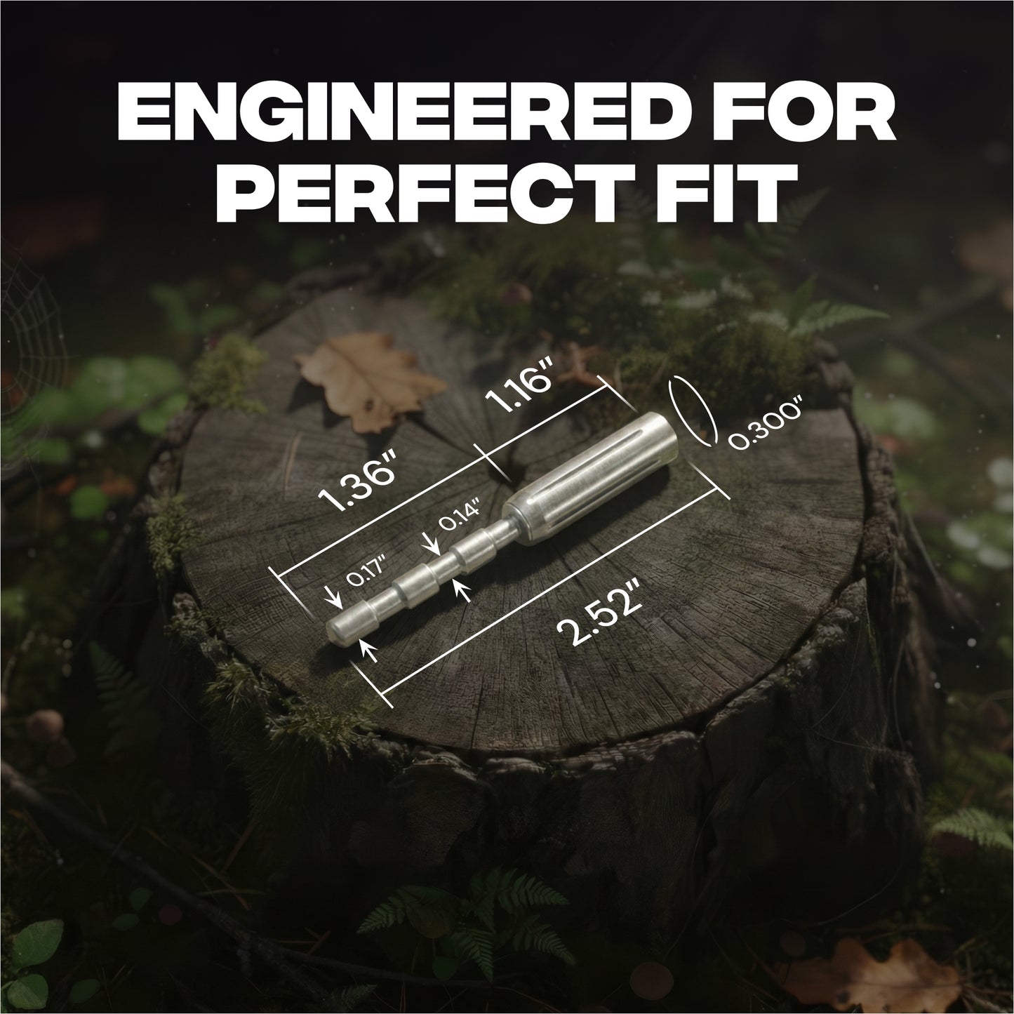 4.2mm Arrow Penetrator Insert 150gr Stainless Steel Adapter - 12pcs