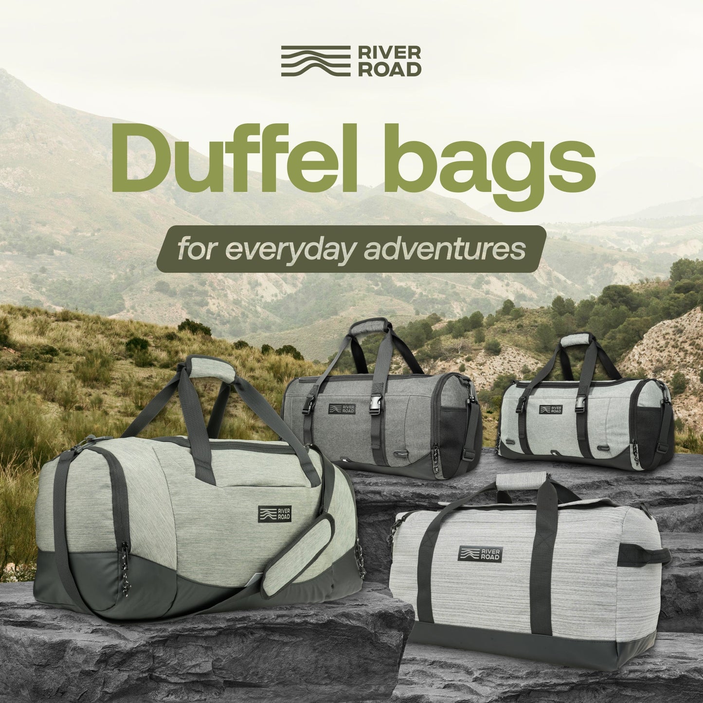 CityRoll Duffle Bag 40L Medium - Dark Green