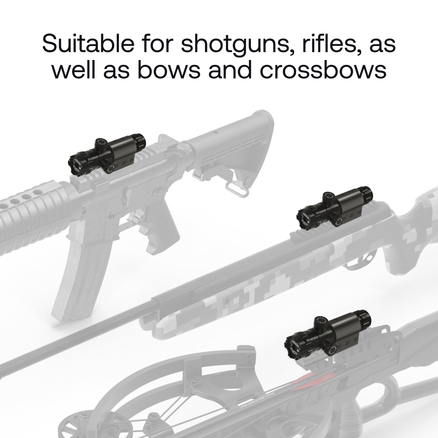 Mighty Tactical Crossbow Green Laser Sight - 5mw, 532nm, Remote Switch