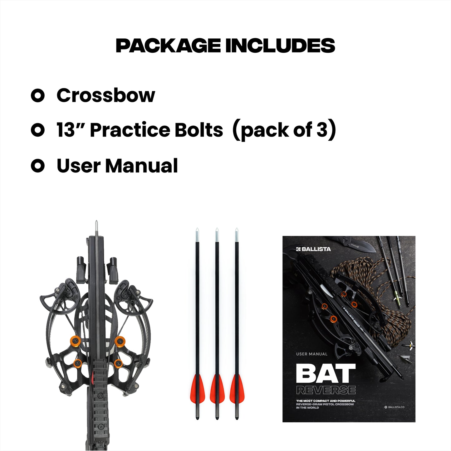 BAT Reverse Crossbow with T-Stock