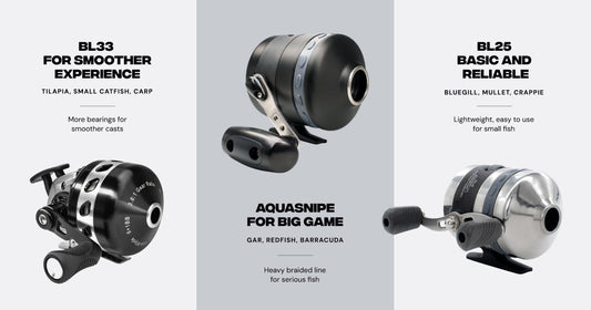 Bowfishing reel buyer’s guide: BL25 vs BL33 vs AQUASNIPE (BL40)