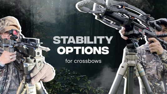 Crossbow hunting from a ground blind: BALLISTA video on crossbow support and stability options