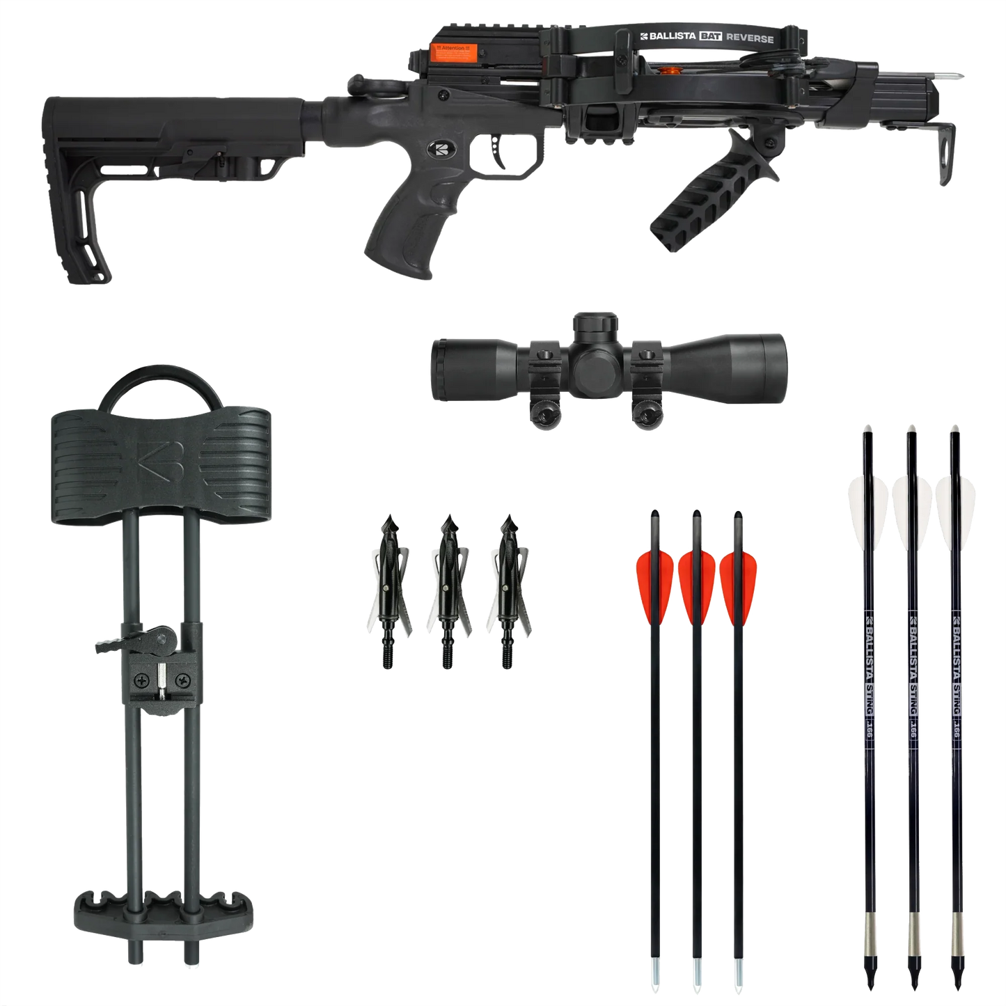 BAT Reverse L-Stock Hunting Crossbow Bundle