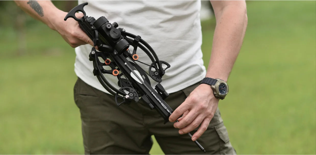 BAT Reverse Draw Compound Self-Cocking Pistol Crossbow - 340fps ...