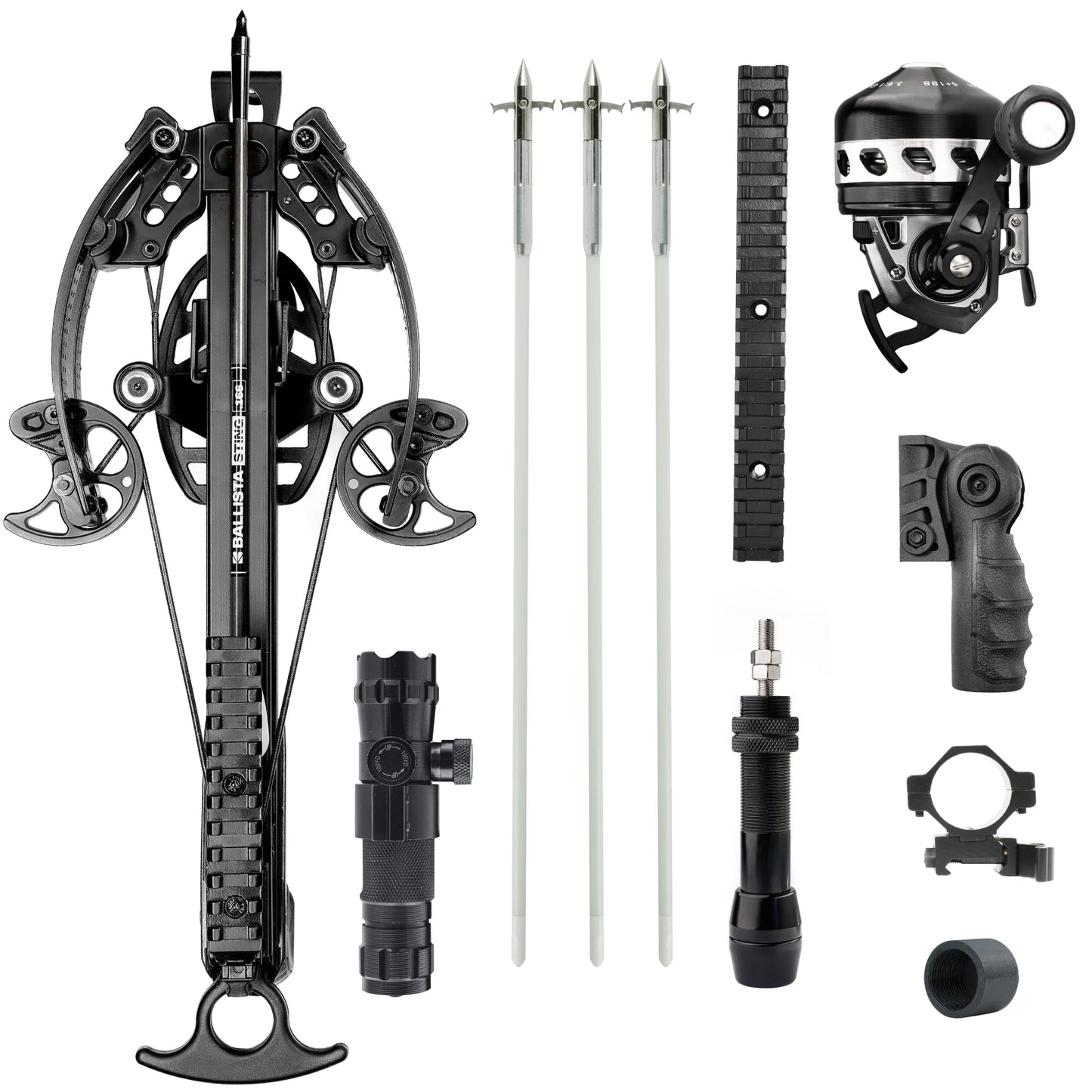 Bowfishing All-in Bundle: BAT Crossbow BL33 Reel Arrows & More