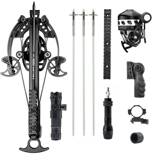 Bowfishing All-in Bundle: BAT Crossbow BL33 Reel Arrows & More