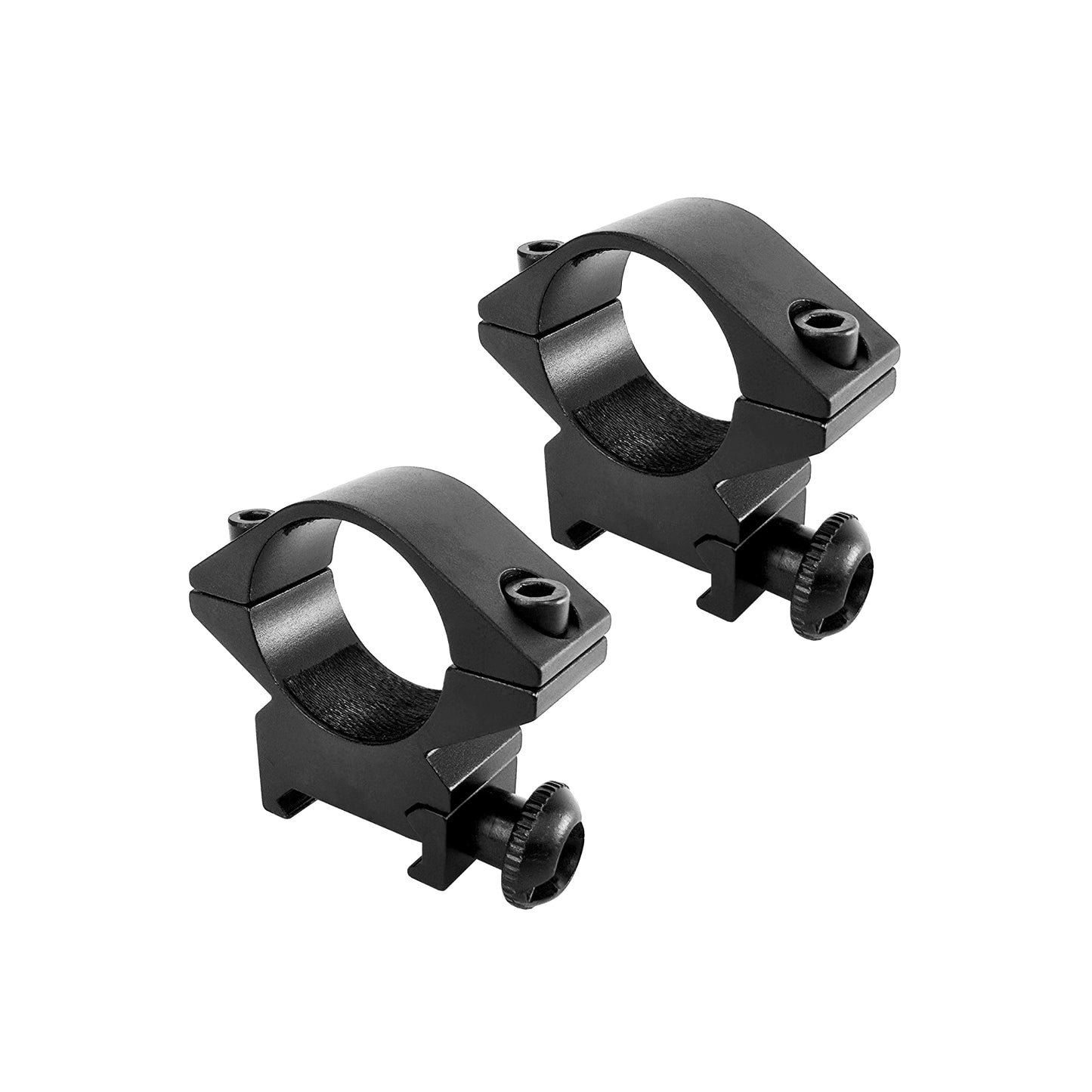Anillos de mira de 25 mm (paquete de 2): se adaptan al riel Picatinny de 20 mm