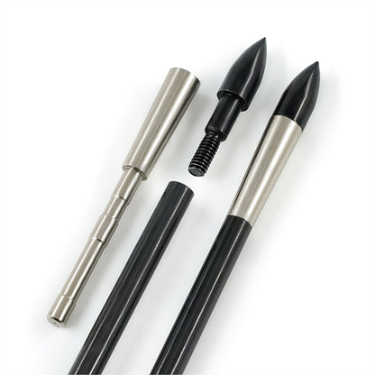 Stainless Steel Penetrator Insert Adapter Archery Arrow Shaft ID 4.2mm (12pcs)