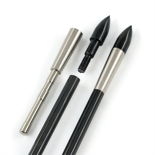 Stainless Steel Penetrator Insert Adapter Archery Arrow Shaft ID 4.2mm (12pcs)