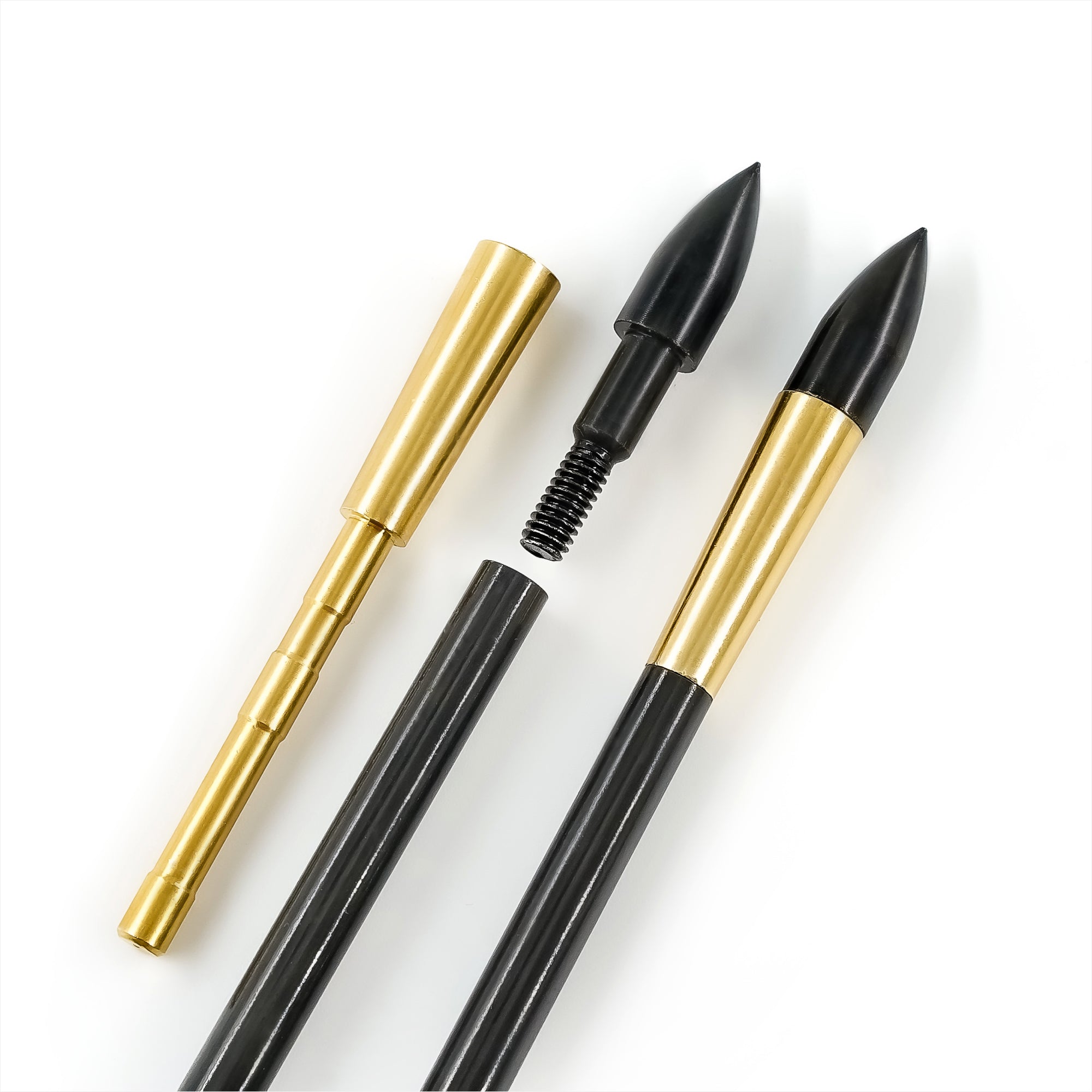 Copper Penetrator Insert Adapter Archery Arrow Shaft ID 4.2mm (12pcs)