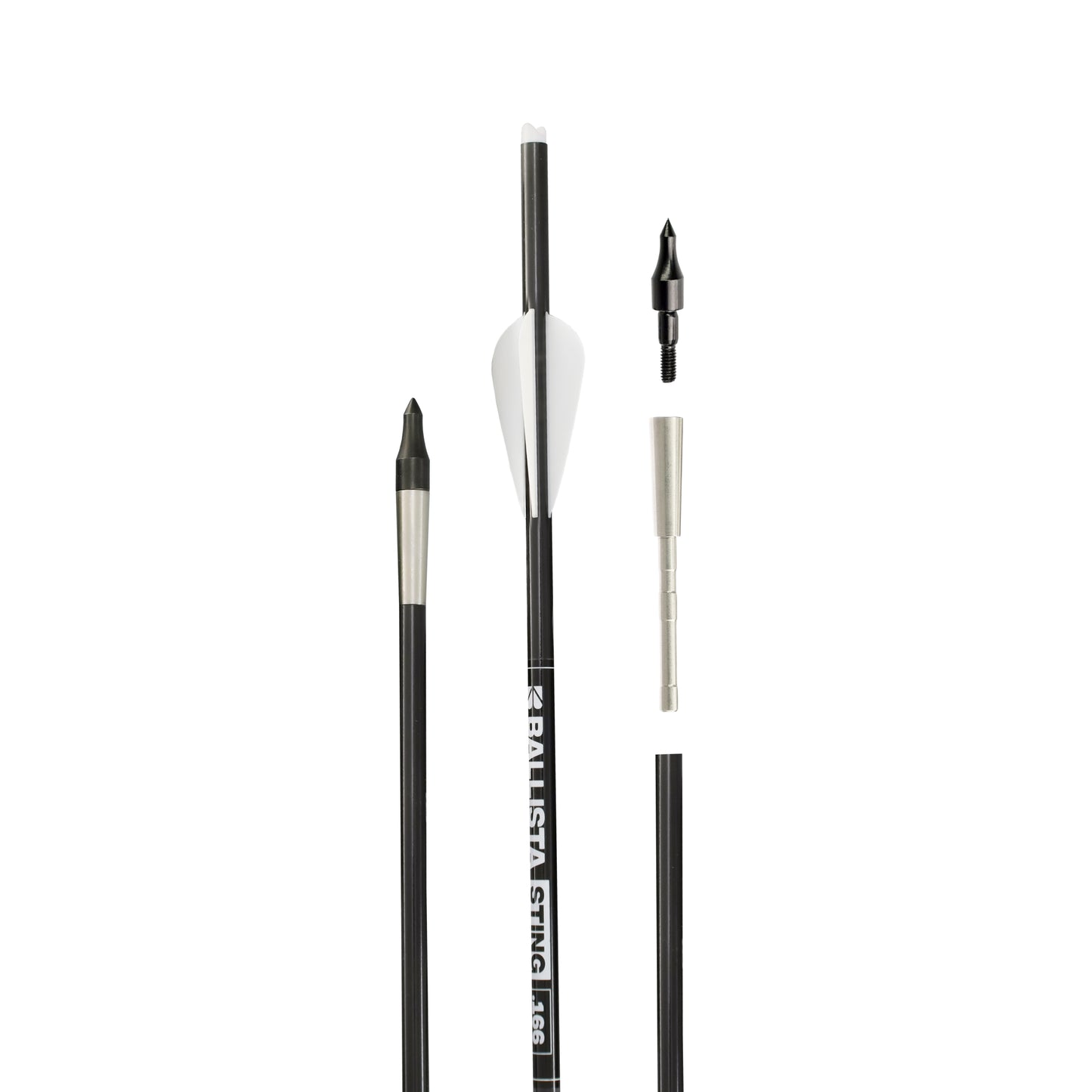 16" Micro-Diameter Sting Helical 3-Vanes Carbon Bolts – Built for Hawkwing
