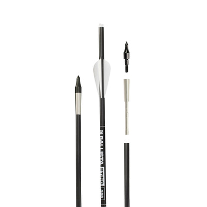 16" Micro-Diameter Sting Helical 3-Vanes Carbon Bolts – Built for Hawkwing