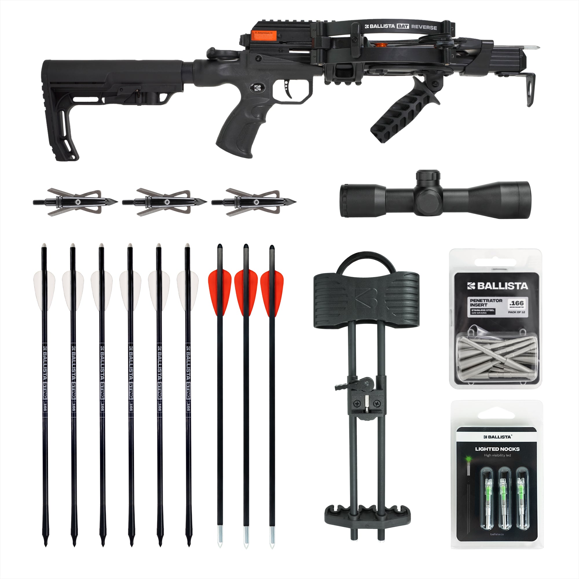 BAT Reverse Draw Compound Self-Cocking Pistol Crossbow - 340fps ...