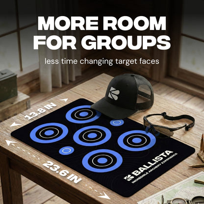 Reusable Self-Healing Rubber Archery Target Fаce – 13.8" x 23.6"