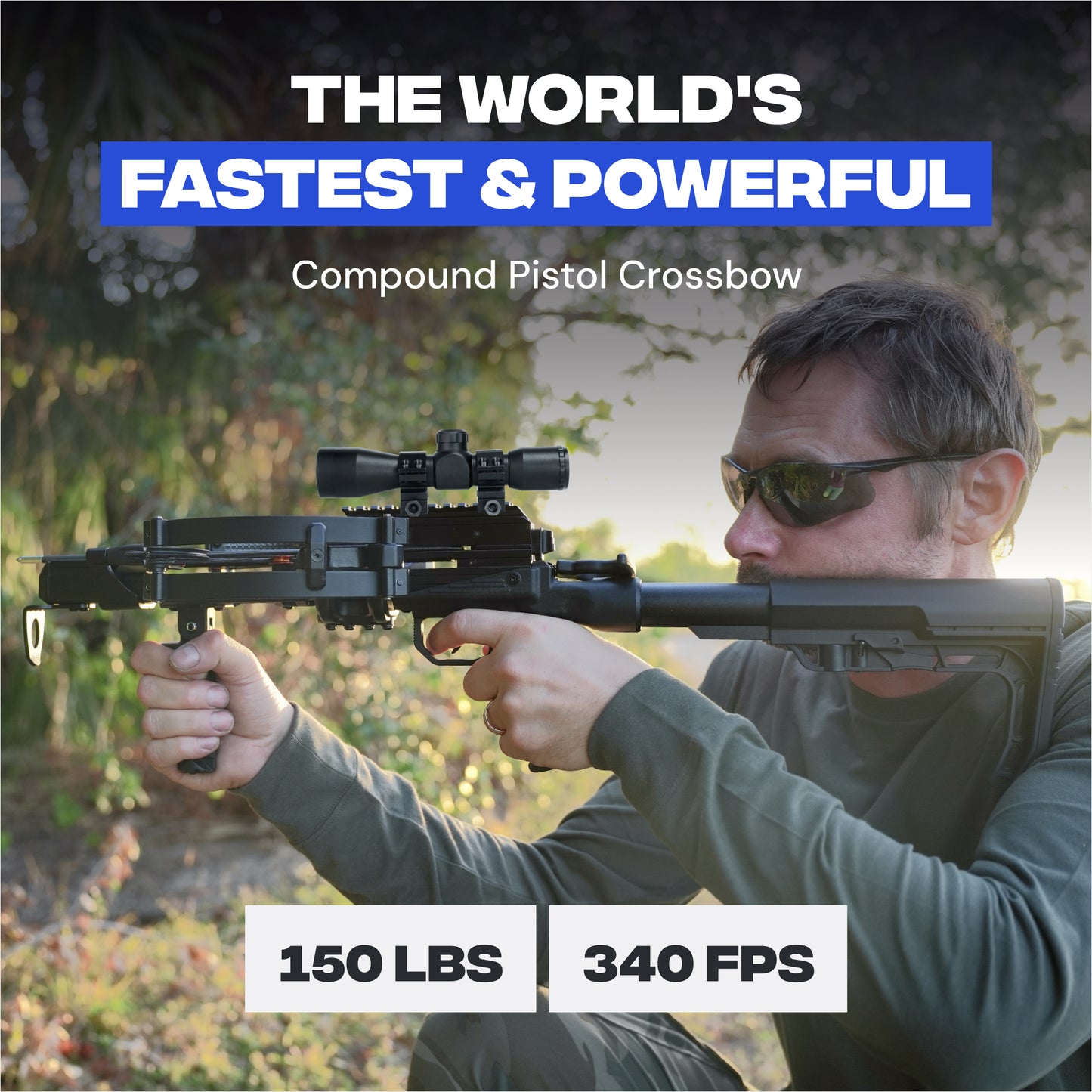 BAT Reverse L-Stock Hunting Crossbow Bundle