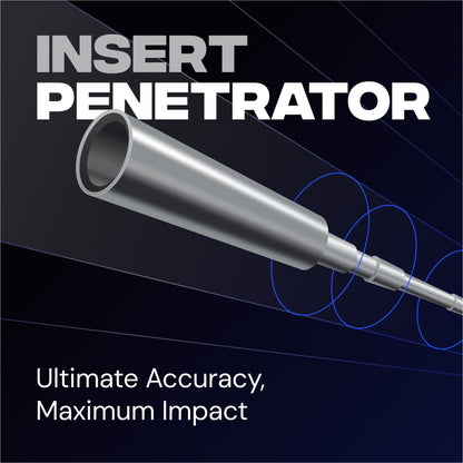 Stainless Steel Penetrator Insert Adapter Archery Arrow Shaft ID 4.2mm (12pcs)