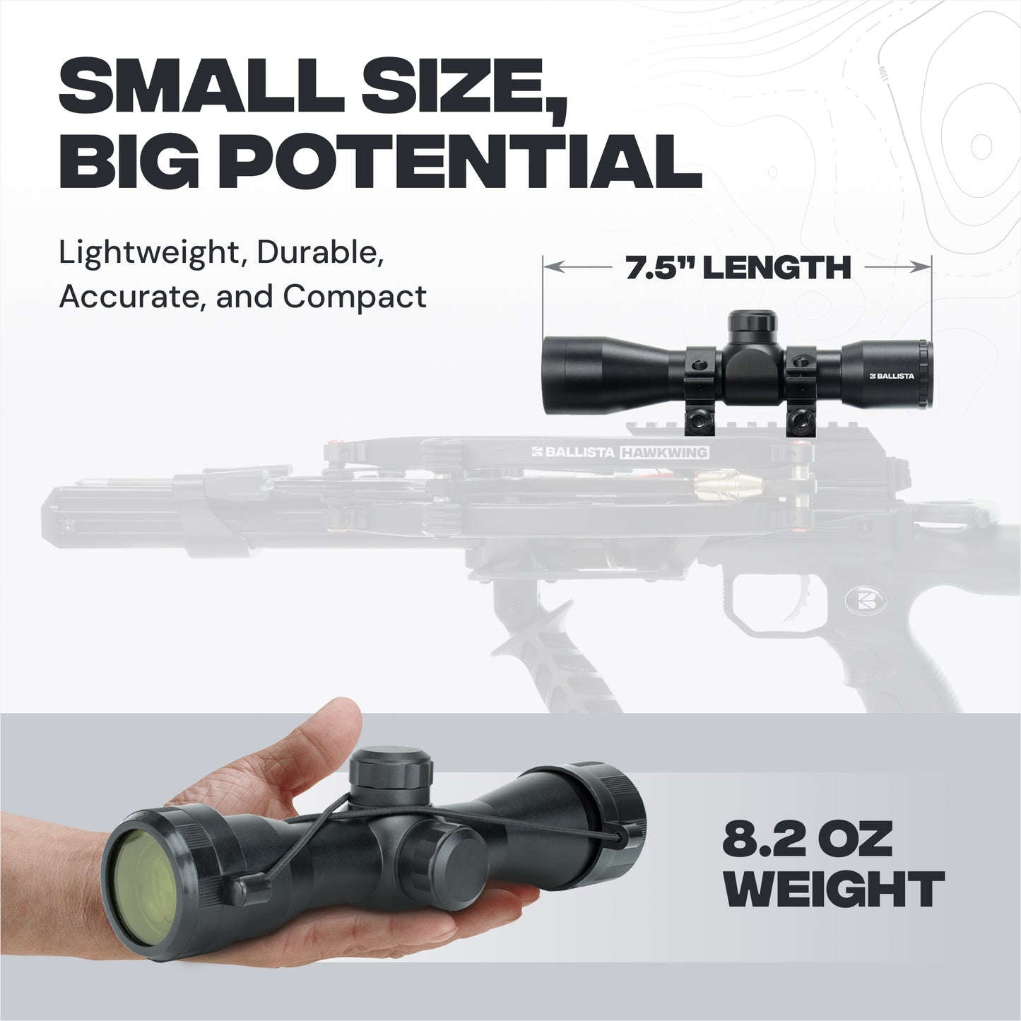 Hunting Kit: 4x32 Scope, 16" STING Carbon Bolts, Mechanical Broadheads & More